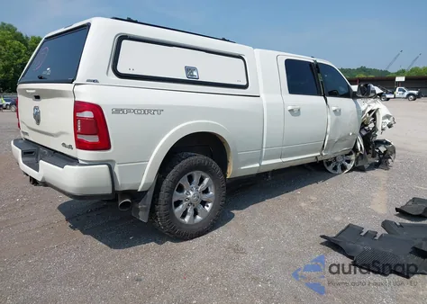 2020 Ram 2500 Laramie 4X4 6'4 Box z USA, uszkodzony, nr VIN 3C6UR5NL1LG222920